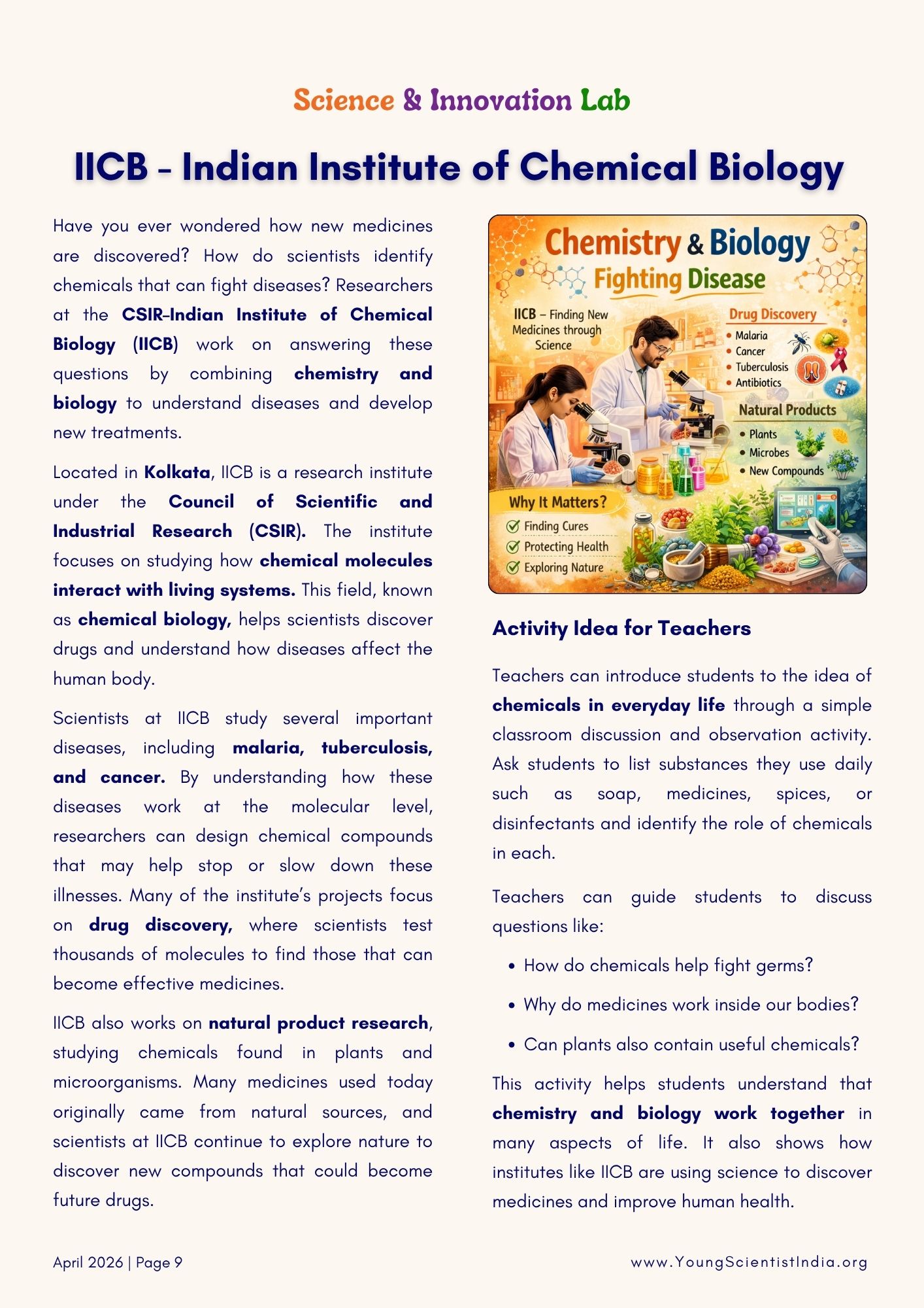 IICB - Indian Institute of Chemical Biology